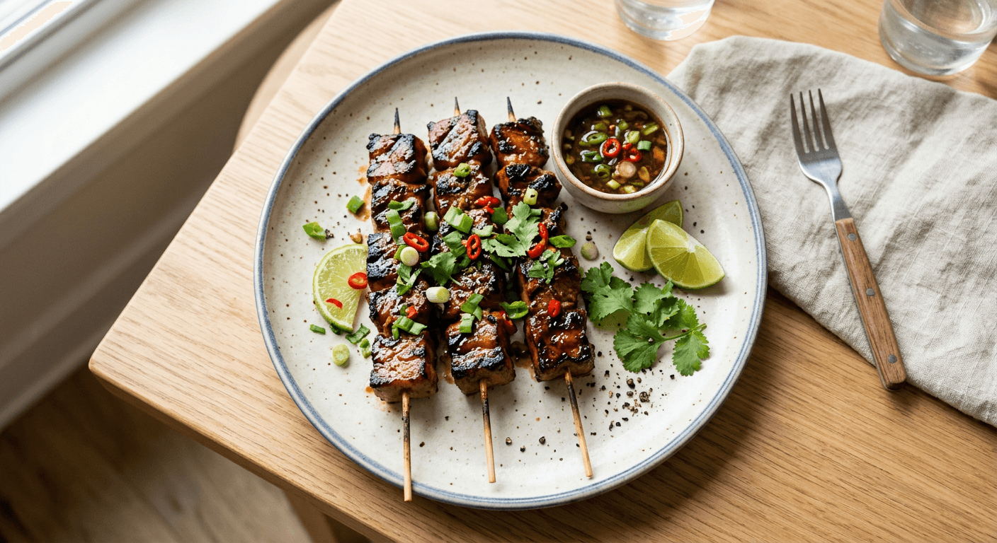 Adobo Pork Anticuchos