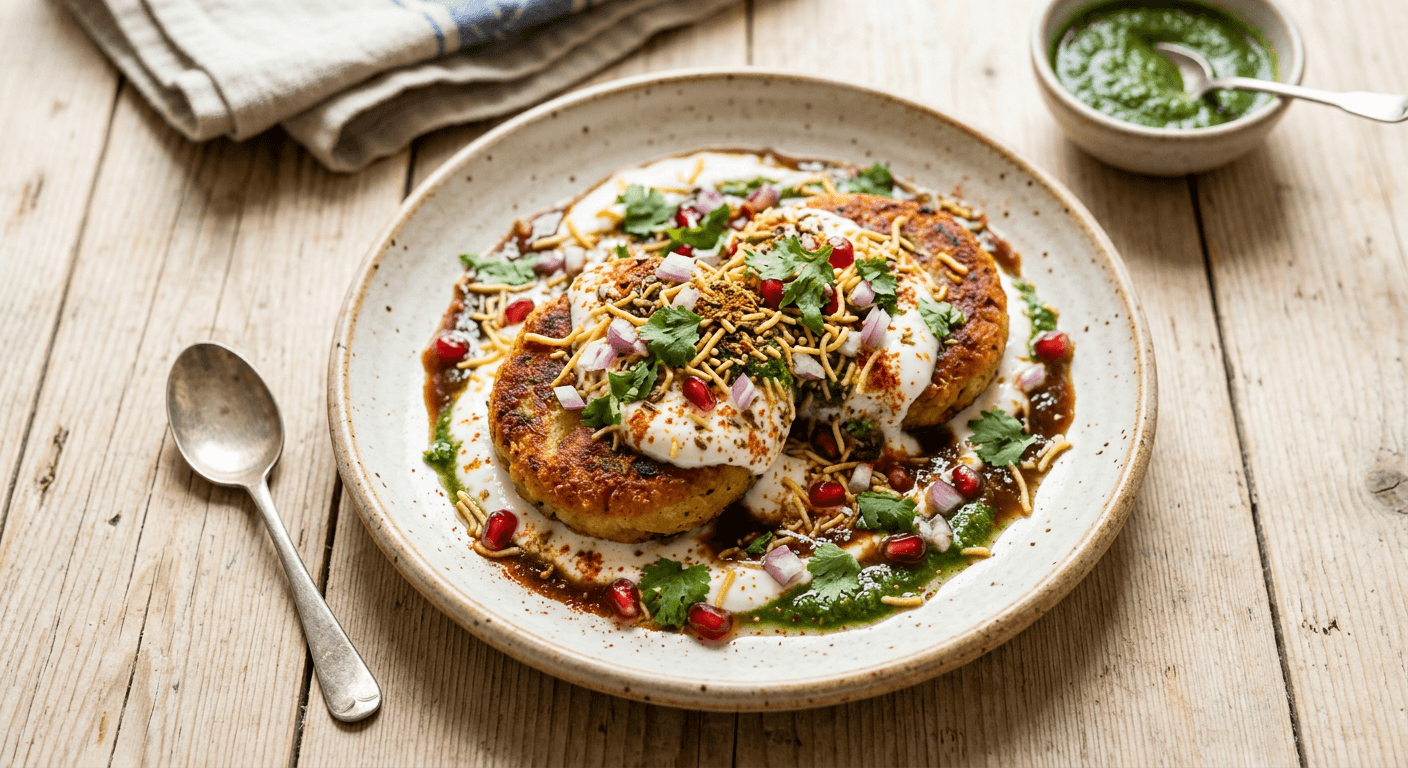 Aloo Tikki Chaat