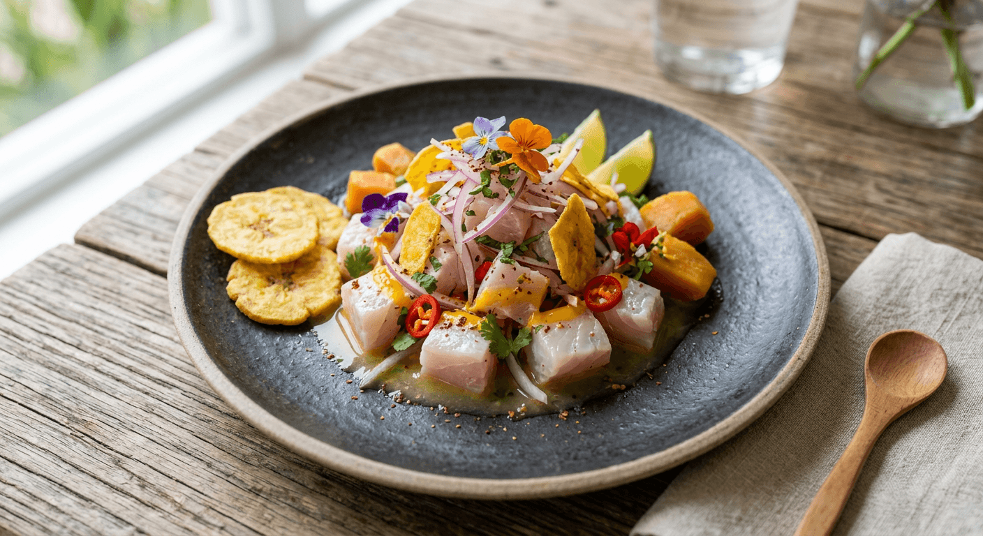 Amazonian Paiche Ceviche