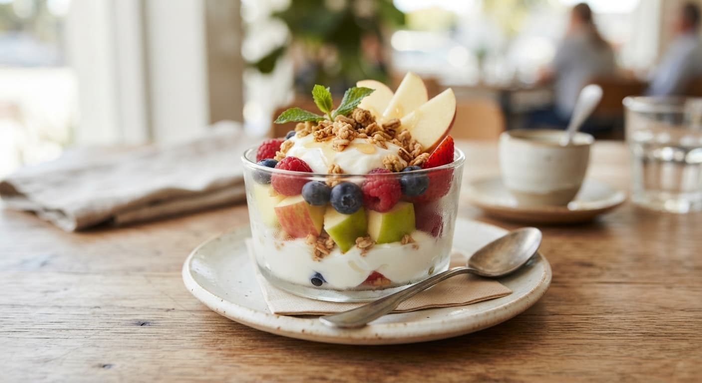 Apple Yogurt Fruit Cup