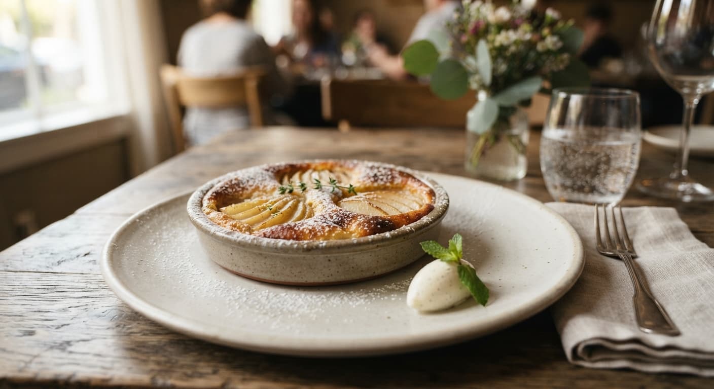 Asian Pear Clafoutis
