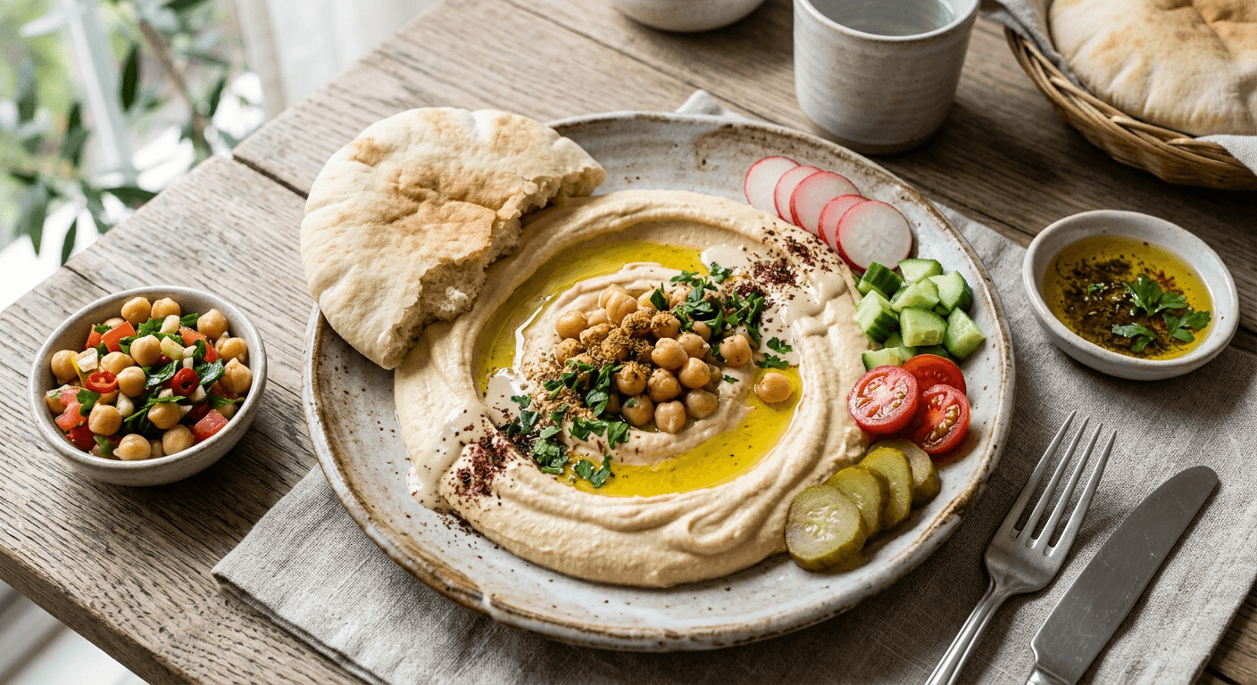 Authentic Israeli Style Hummus