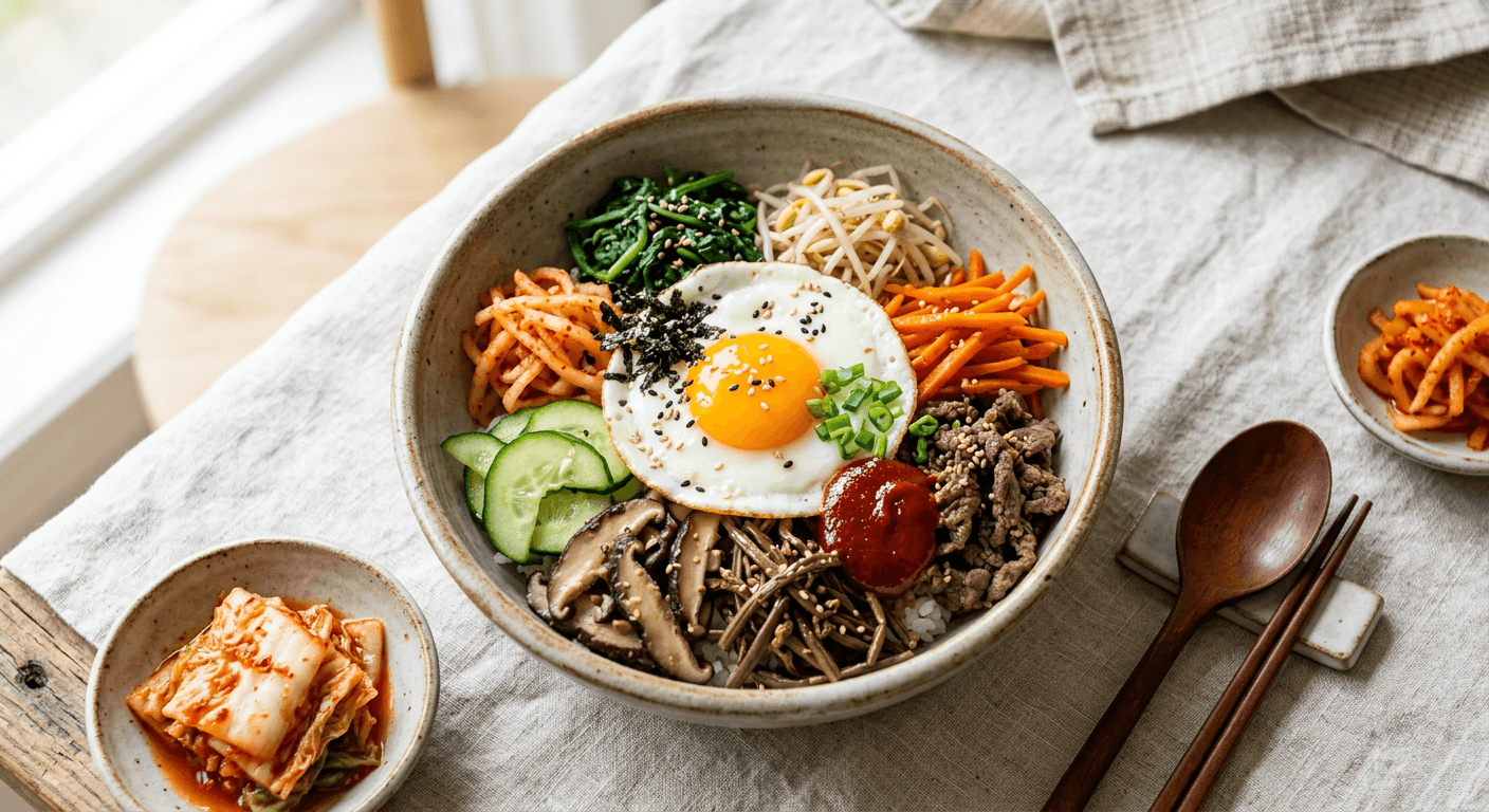 Authentic Korean Bibimbap