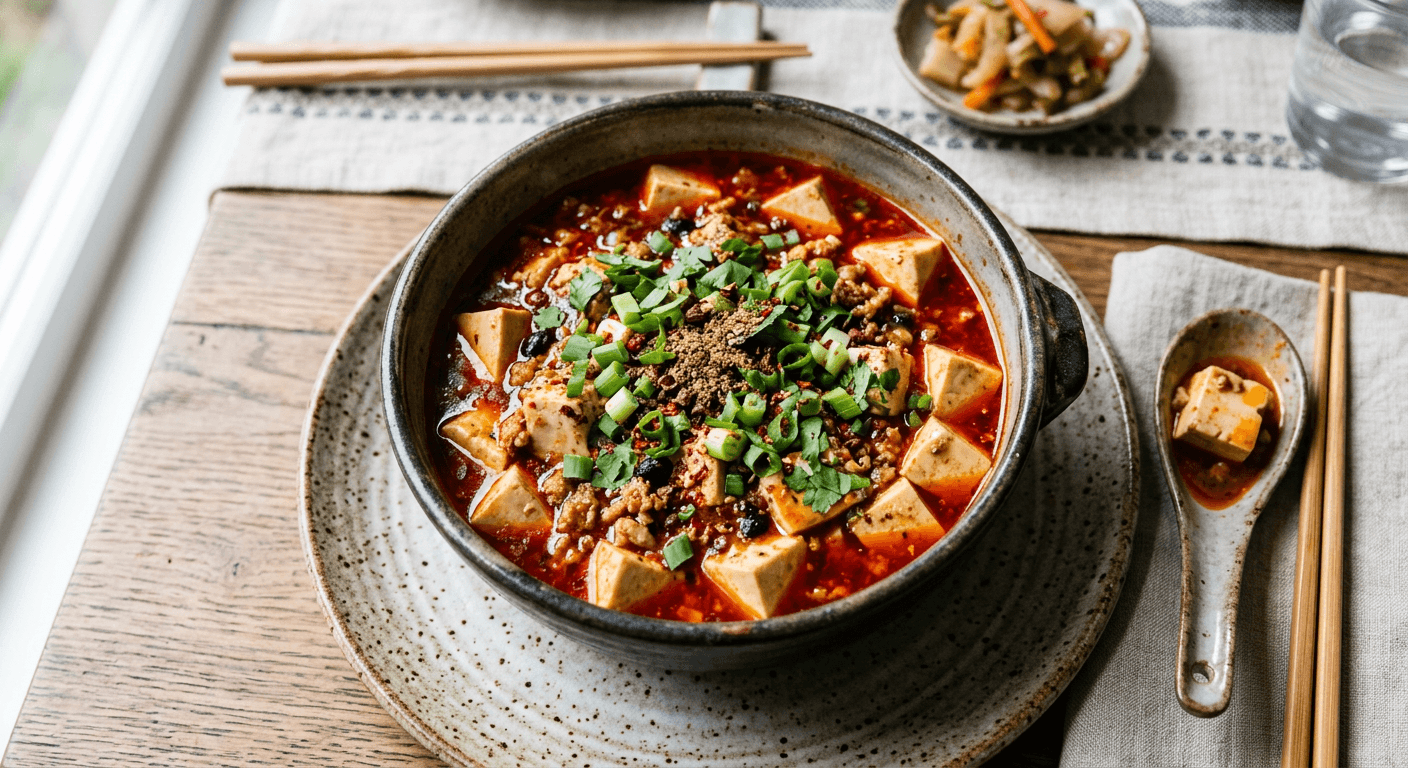 Authentic Sichuan Mapo Tofu
