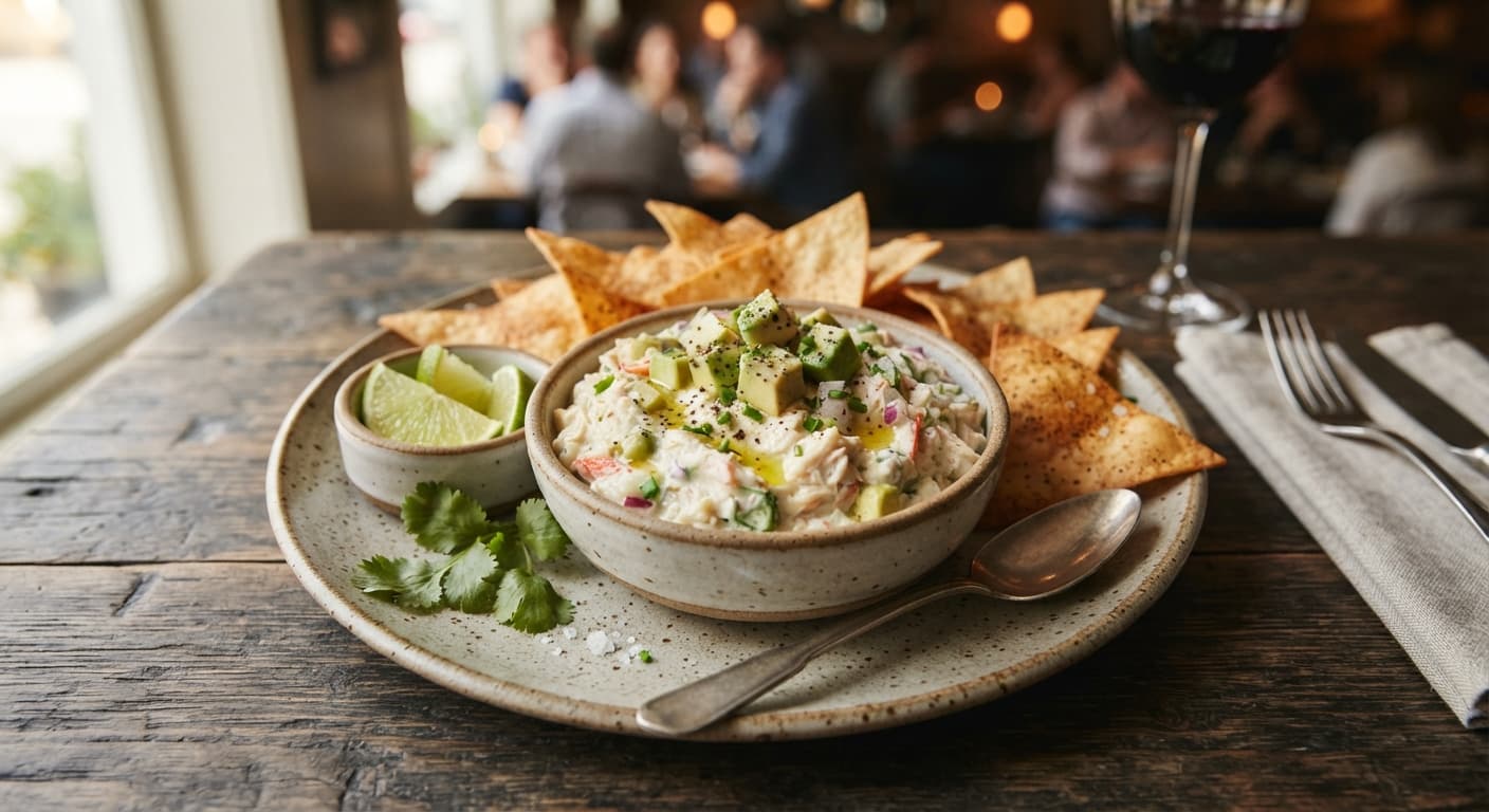 Avocado Imitation Crab Dip
