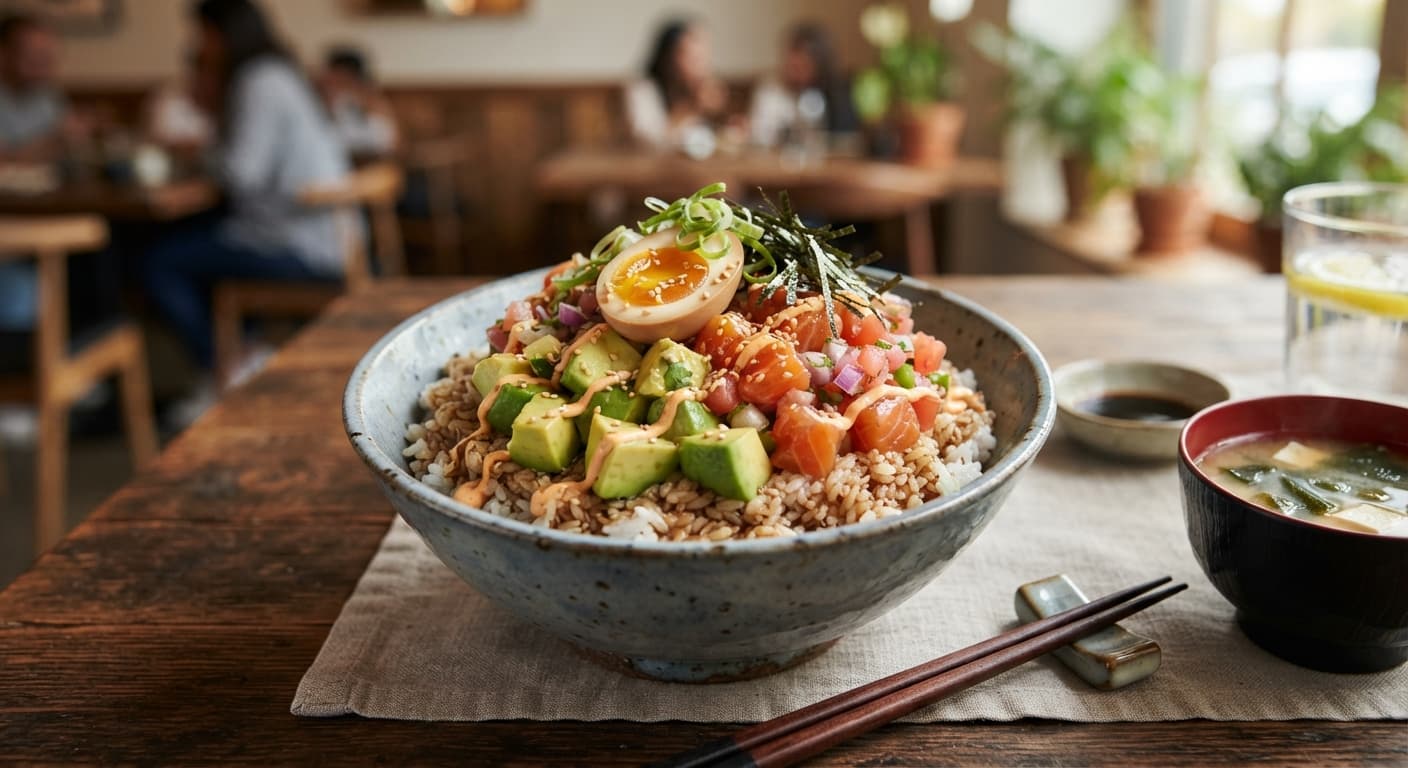 Avocado Salsa Donburi