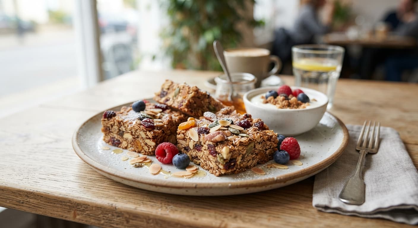 Baked Muesli Breakfast Squares