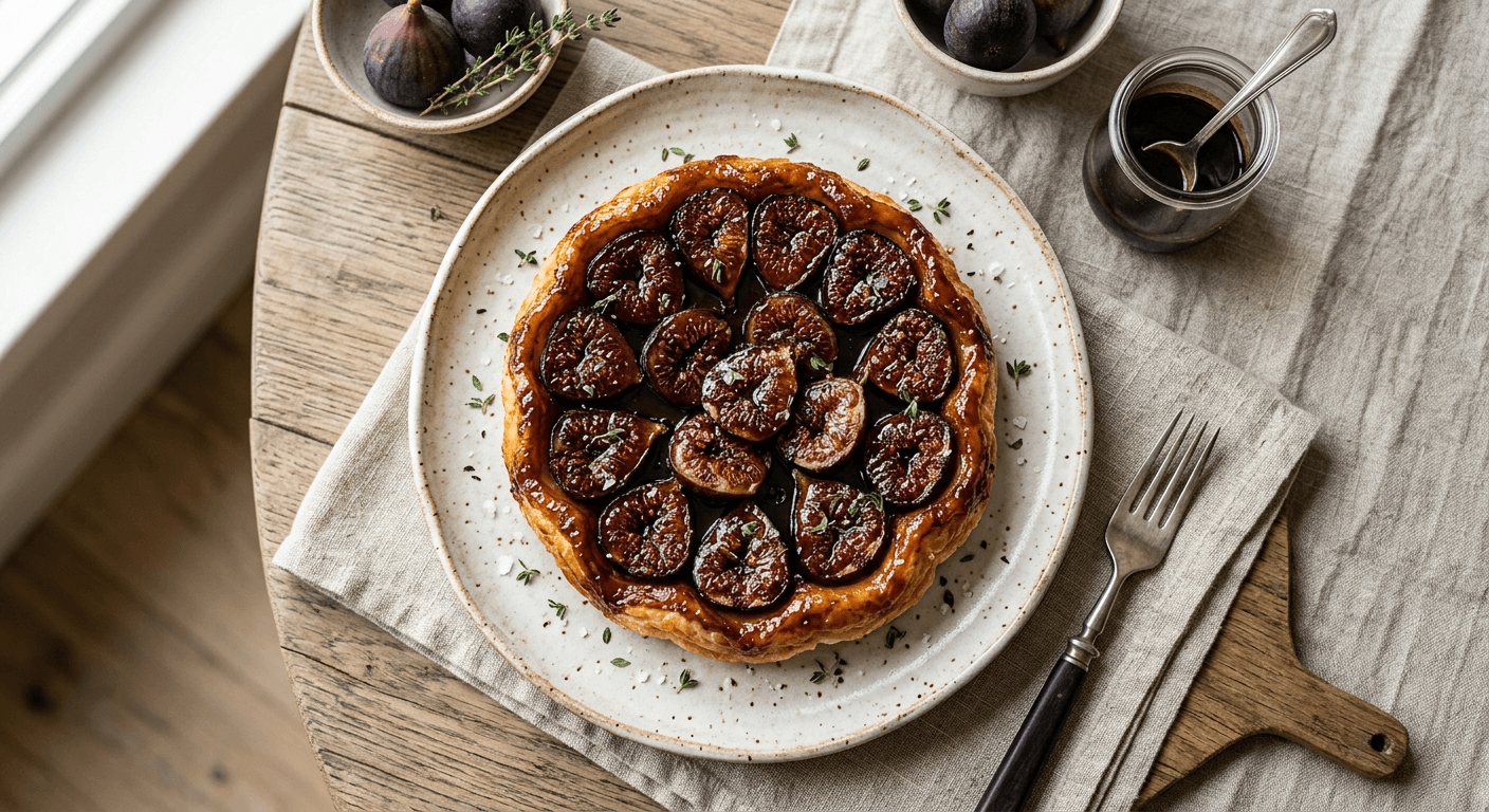 Balsamic Fig Tarte Tatin