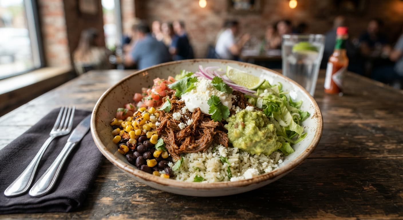 Beef and Bean Burrito Bowls