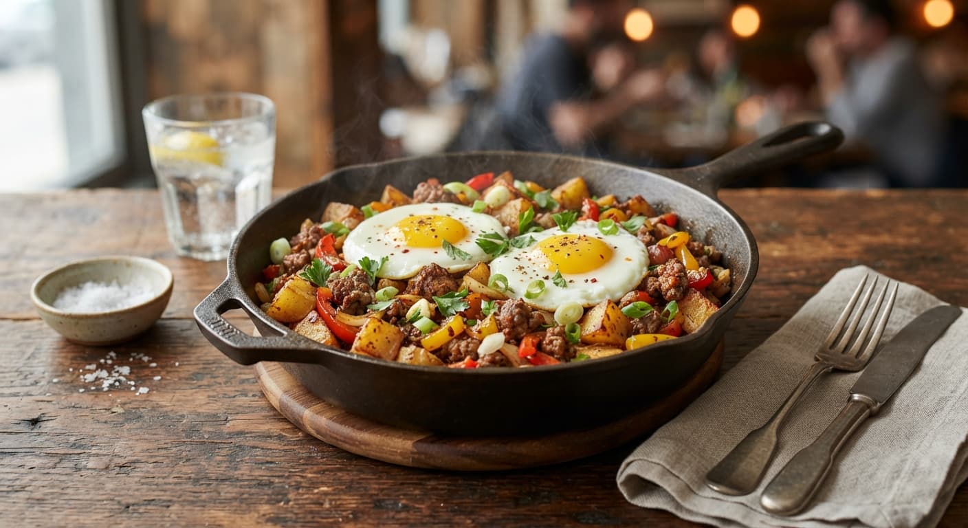 Beef and Potato Skillet Hash