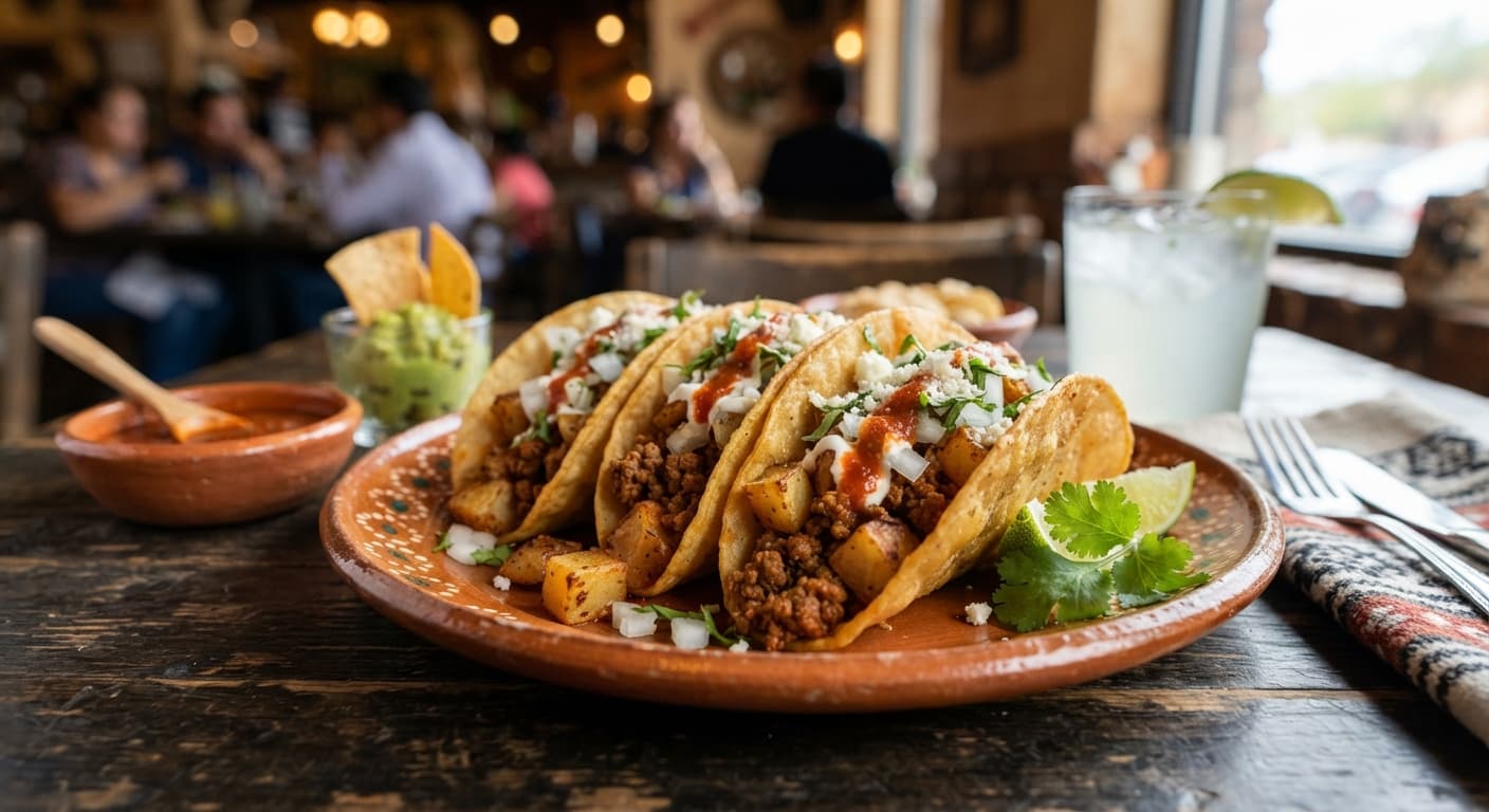 Beef and Potato Tacos