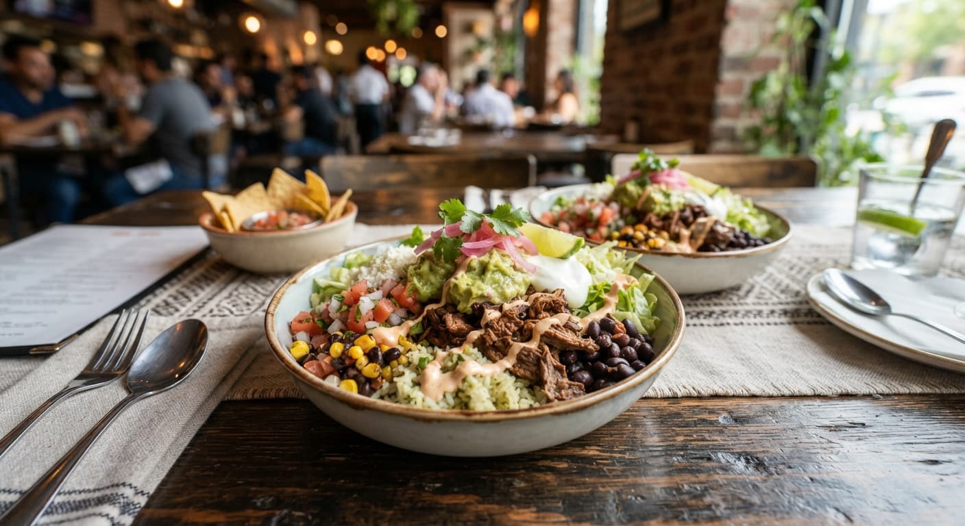 Beef and Rice Burrito Bowls