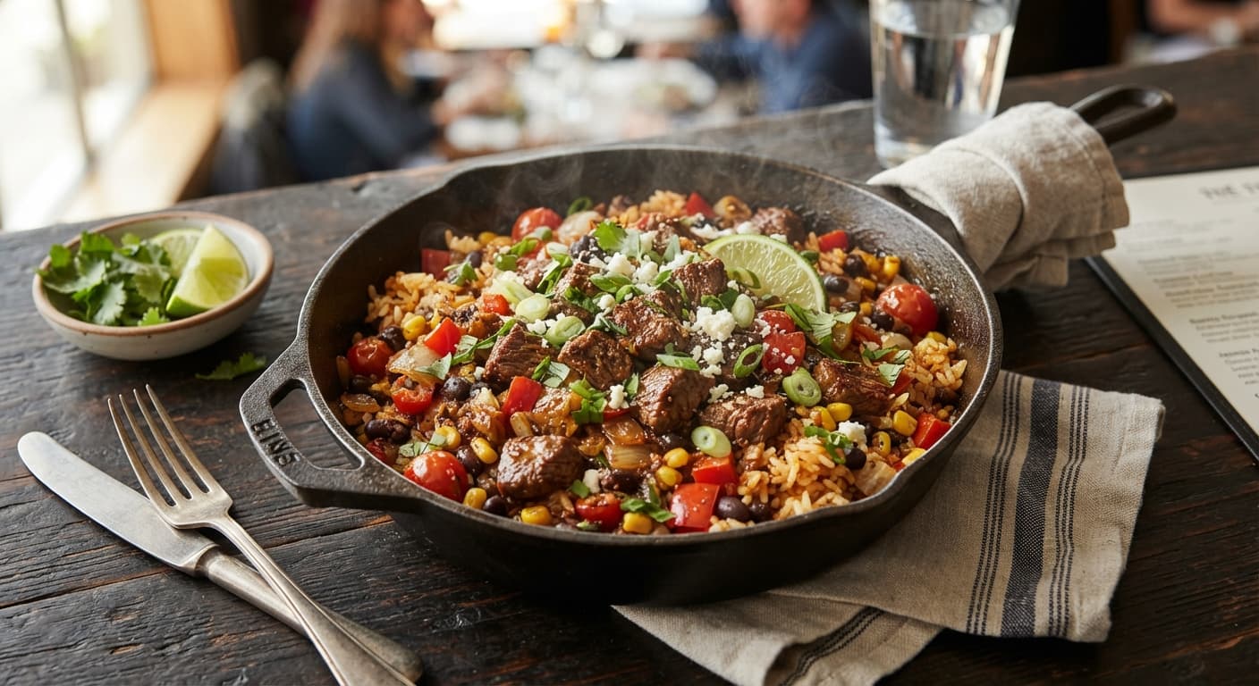 Beef and Rice Skillet