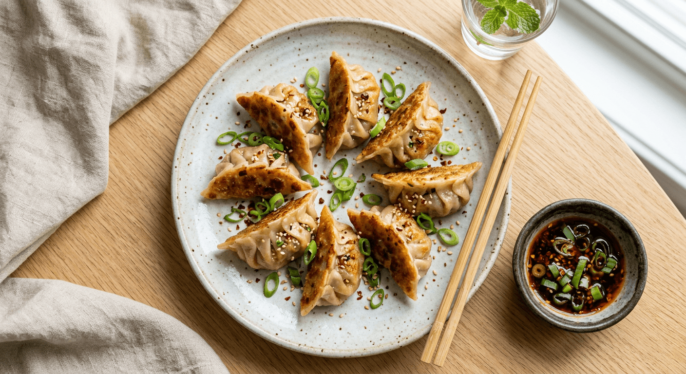Beef and Scallion Potstickers