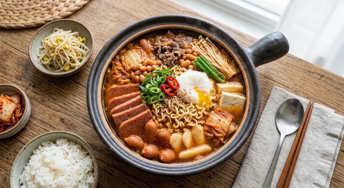 Beef Bone Broth Budae Jjigae