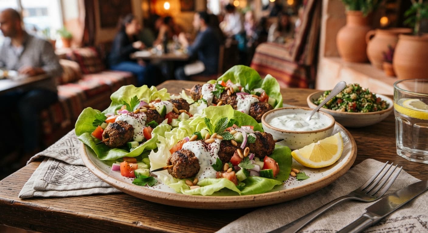 Beef Kofta Lettuce Wraps