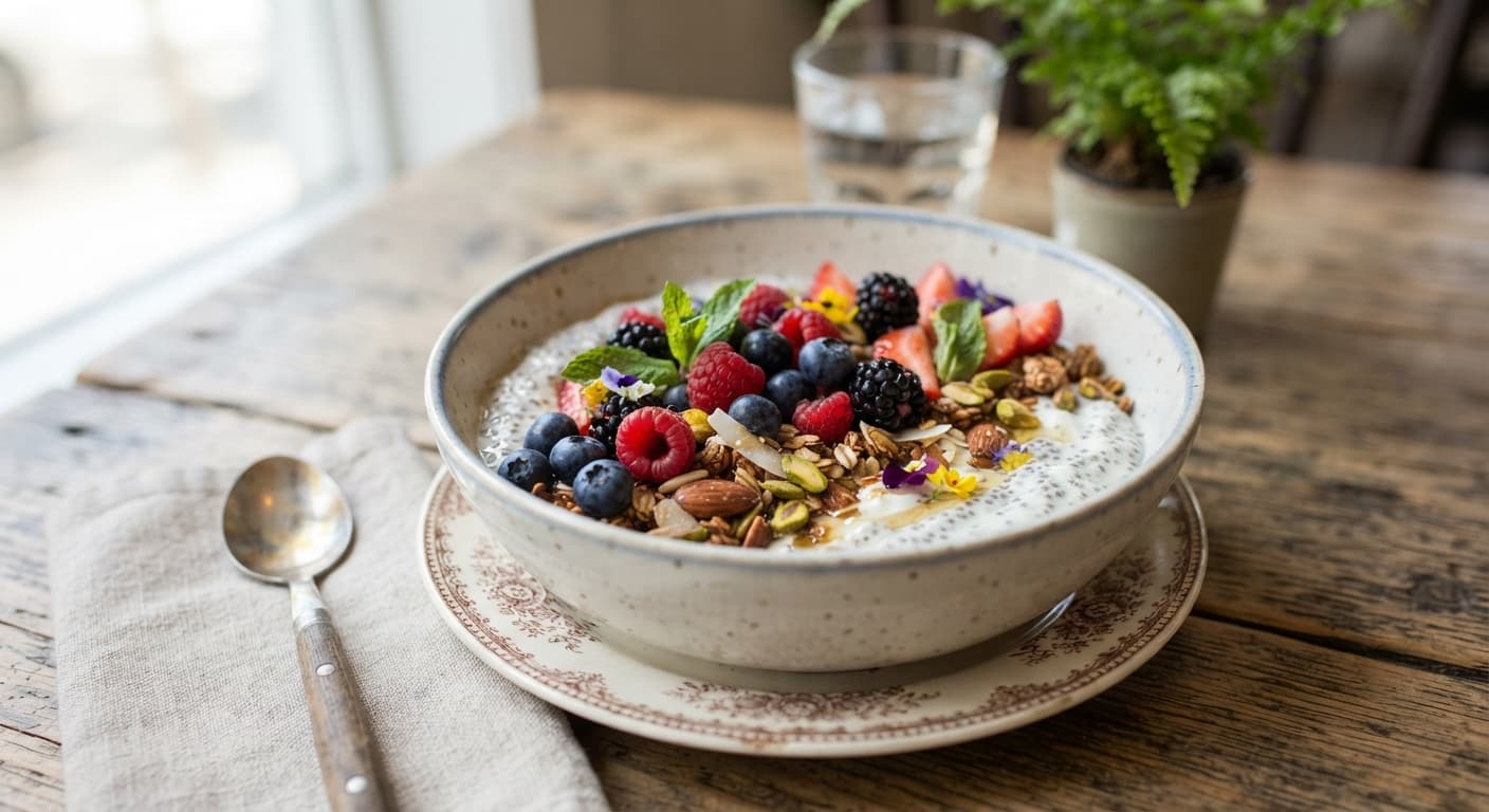 Berry Chia Yogurt Bowl