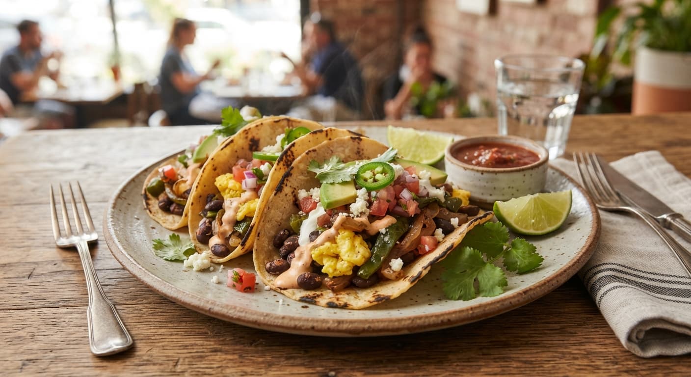 Black Bean Breakfast Tacos