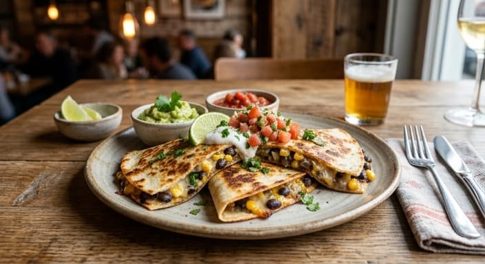 Black Bean & Corn Quesadillas