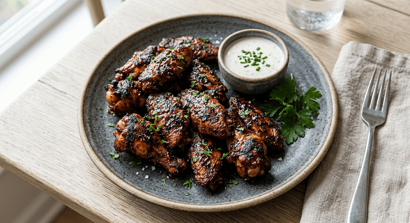 Blackened BBQ Wings