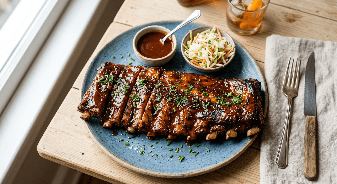 Bourbon-Basted Memphis Ribs