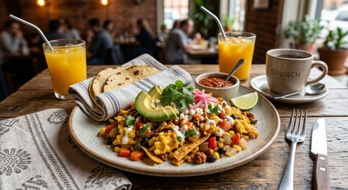Breakfast Migas-Style Scramble