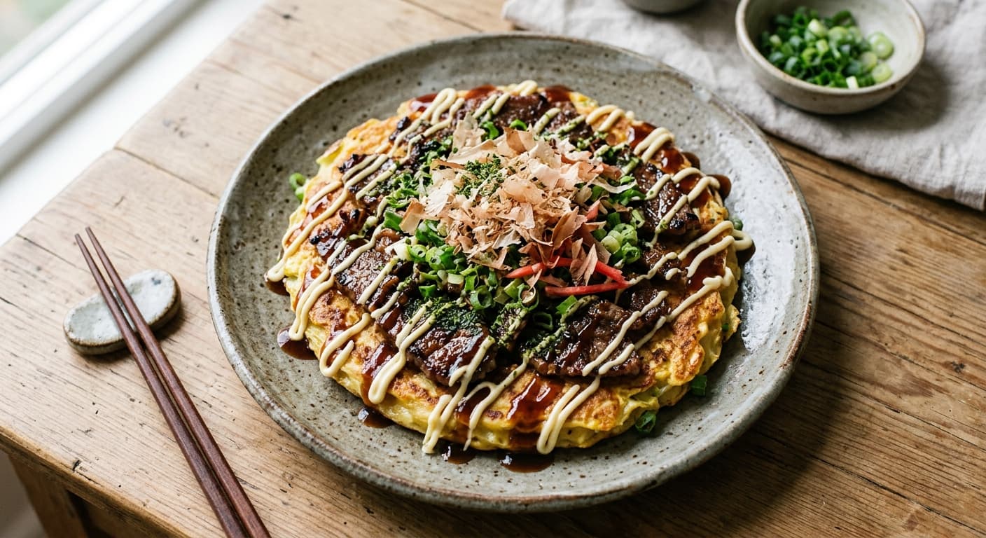 Bulgogi Beef Okonomiyaki