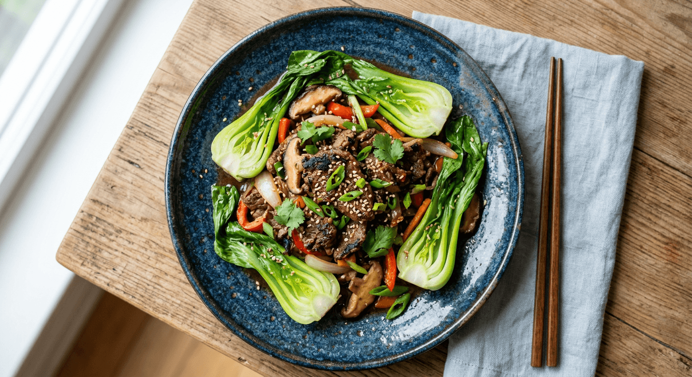 Bulgogi Stir-fry with Bok Choy