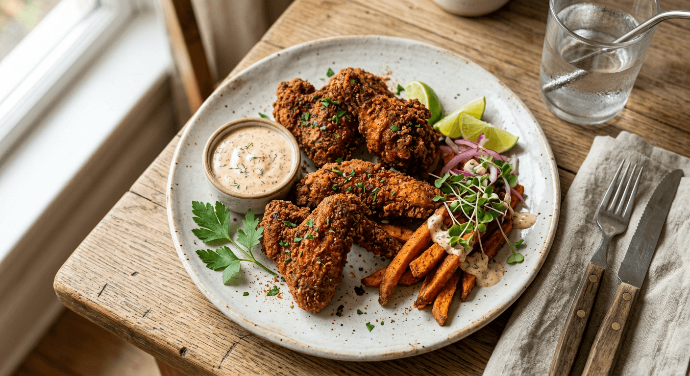 Cajun Spiced Crispy Chicken
