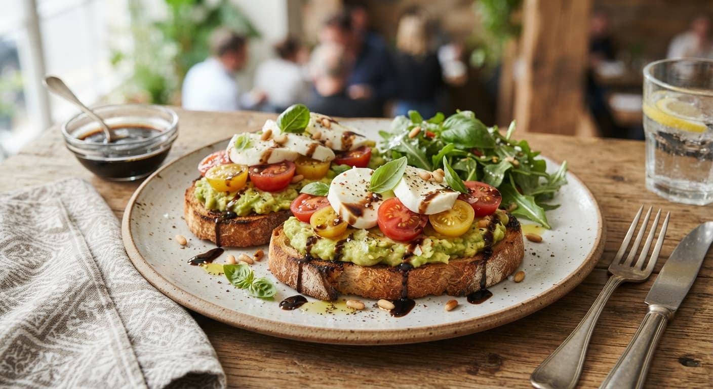 Caprese Avocado Toast