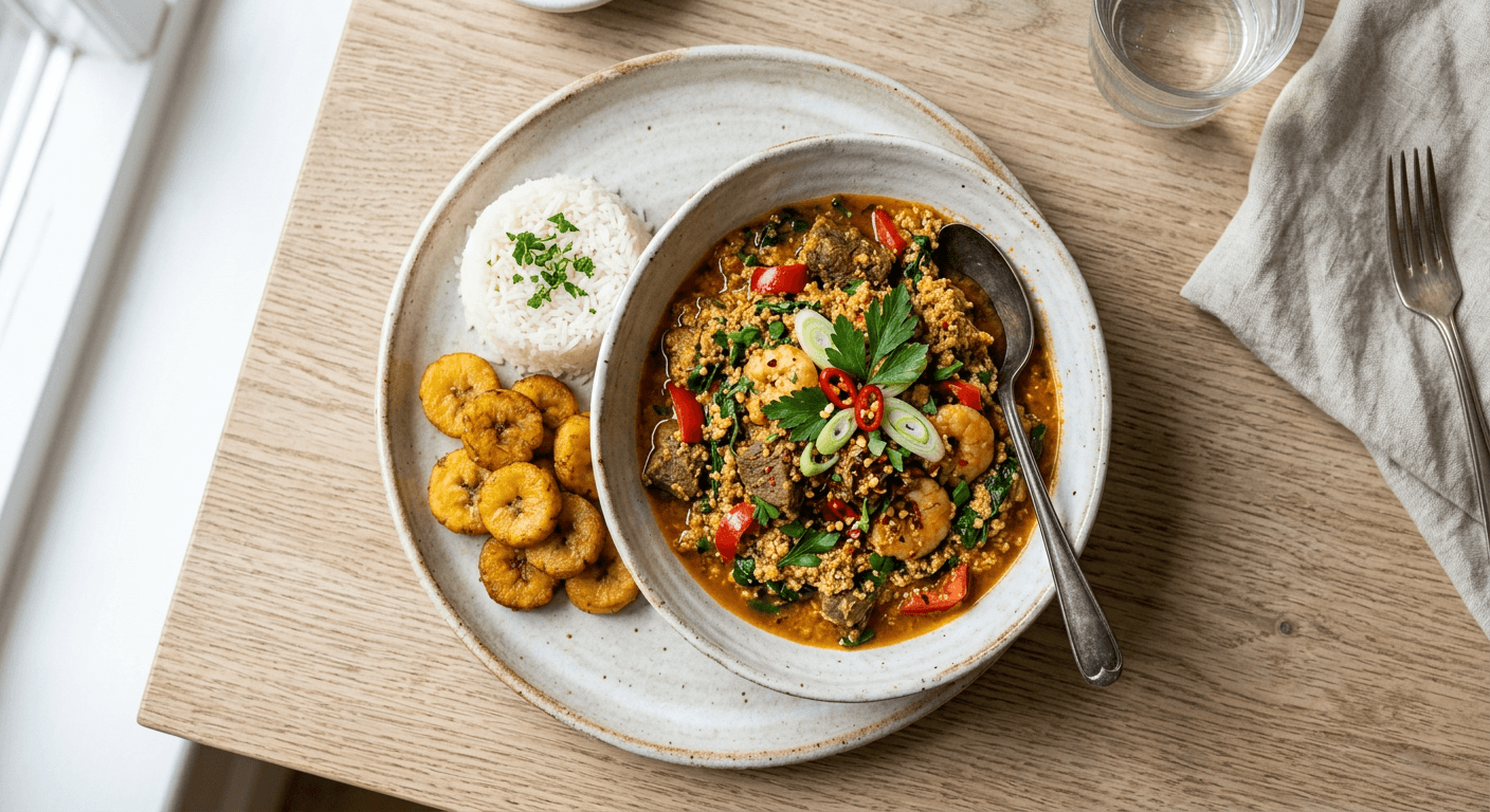 Caribbean-Style Egusi Stew