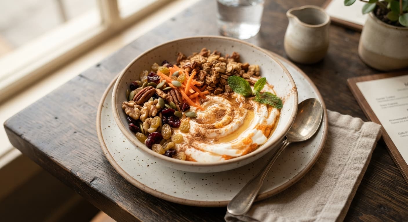 Carrot Spice Yogurt Bowl