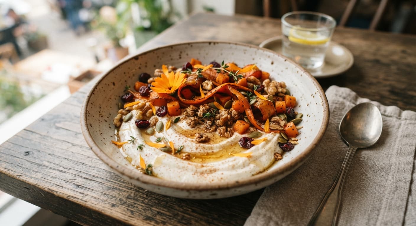 Carrot-Spice Yogurt Bowl