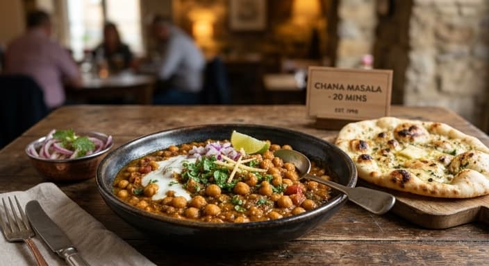 Chana Masala in 20 Minutes