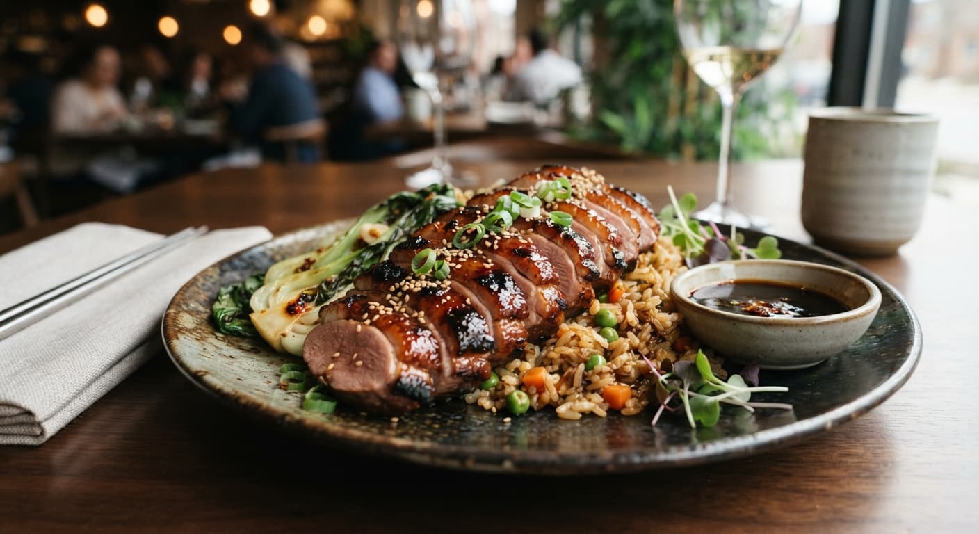 Char Siu‑Glazed Duck Breast