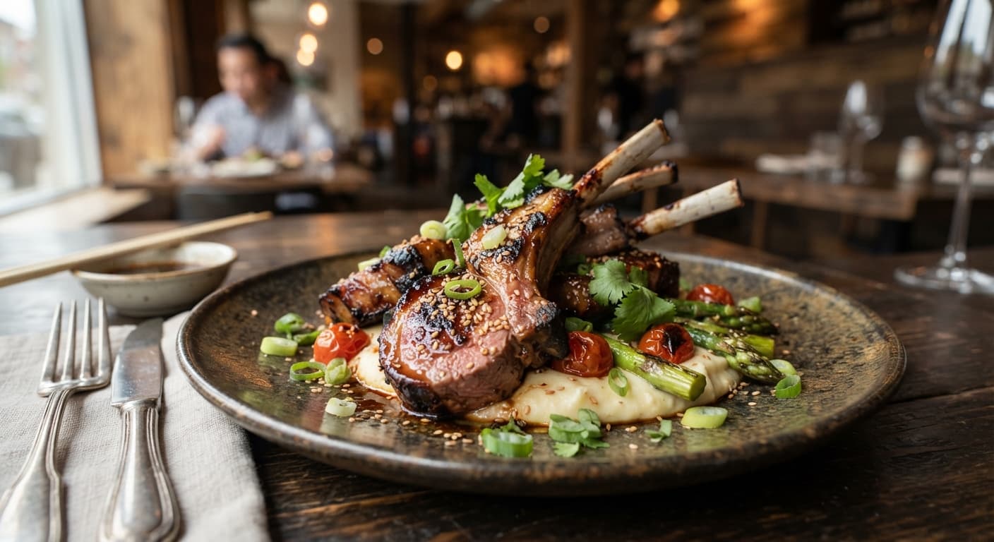 Char Siu‑Spiced Lamb Chops