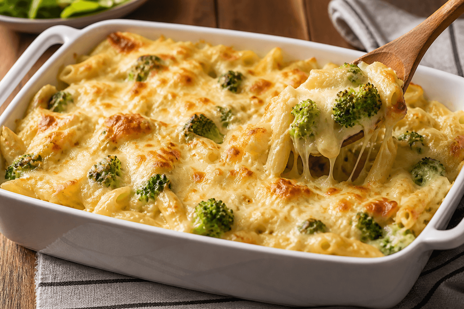 Cheesy Broccoli Pasta Bake