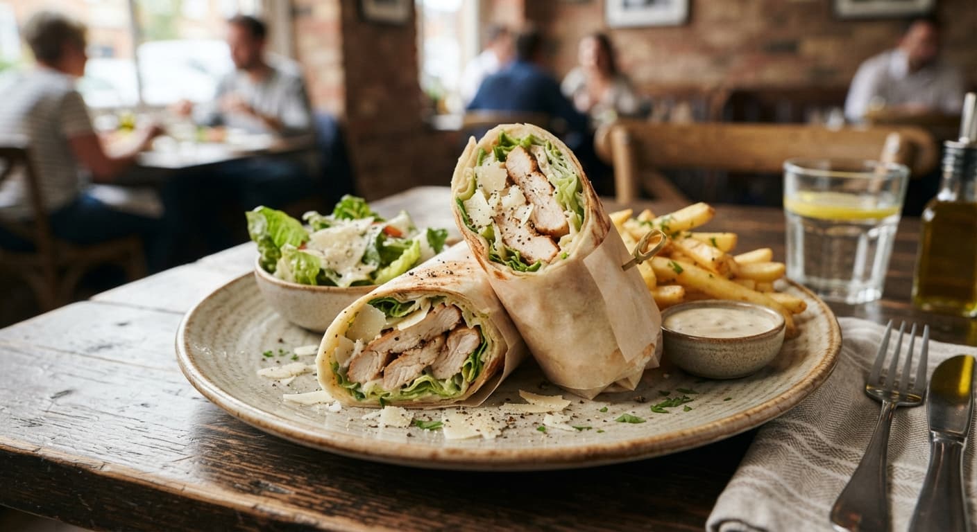 Chicken Caesar Wraps