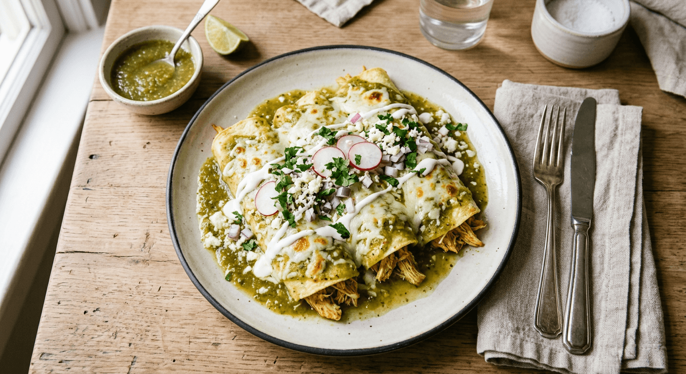 Chicken Enchiladas Verdes