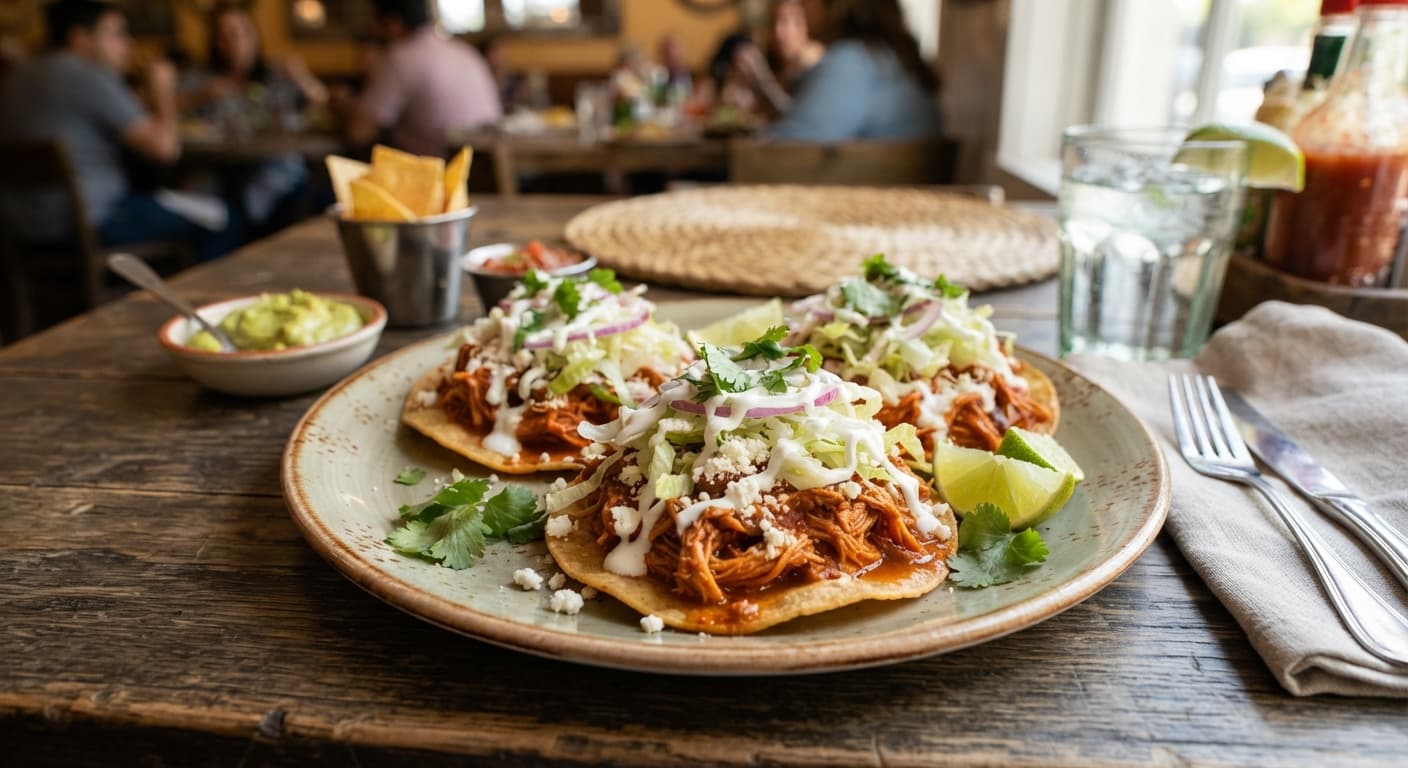 Chicken Tinga Tostadas