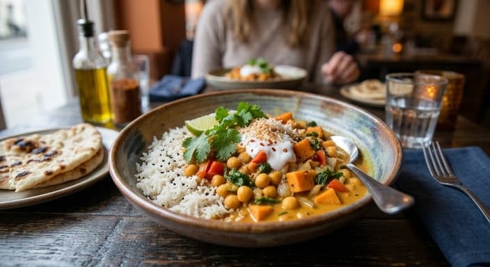Chickpea Coconut Curry Bowls