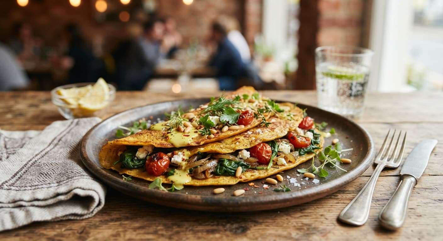 Chickpea Flour Savory Crepes