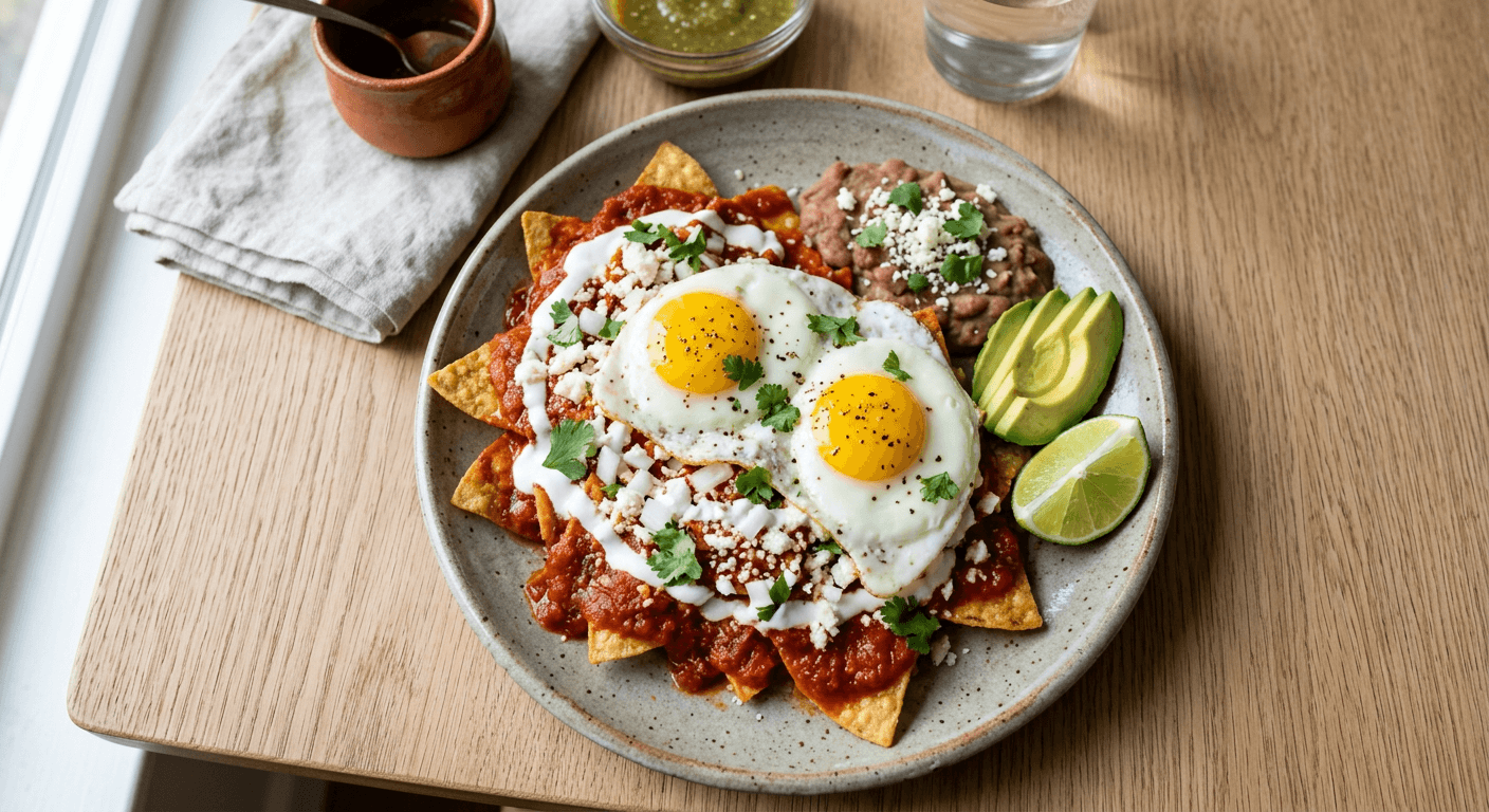 Chilaquiles Rojos Clásicos