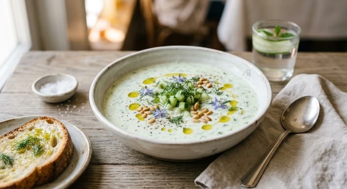 Chilled Cucumber Yogurt Soup
