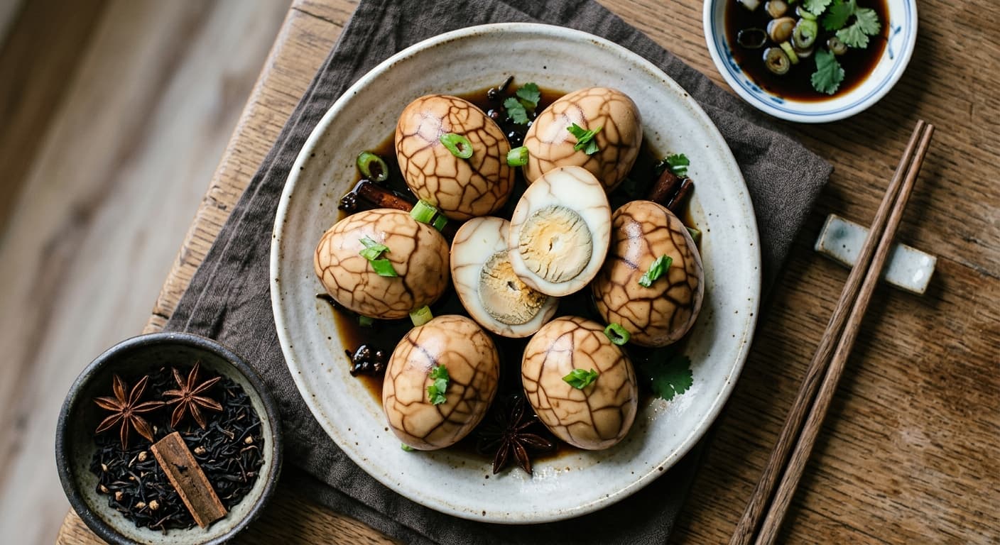 Chinese Tea Eggs (Marble Eggs)