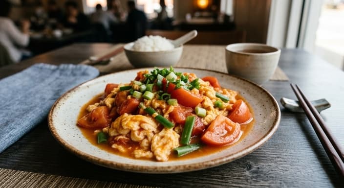 Chinese Tomato Egg Stir-Fry