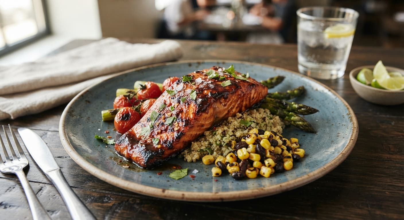 Chipotle Honey Glazed Salmon