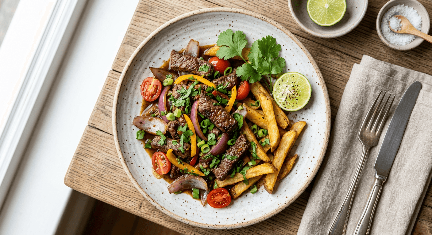 Cilantro Lime Lomo Saltado