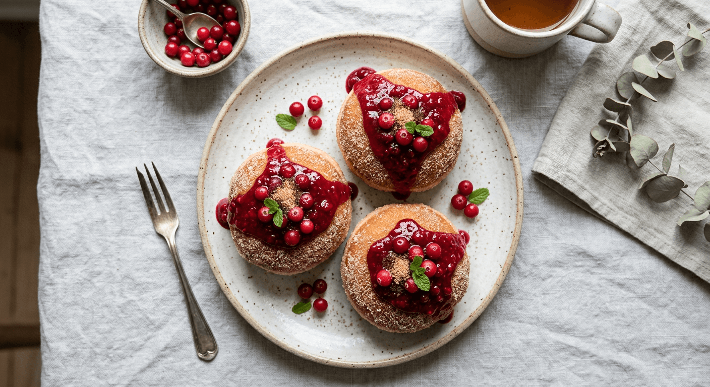 Cinnamon Foxberry Doughnuts