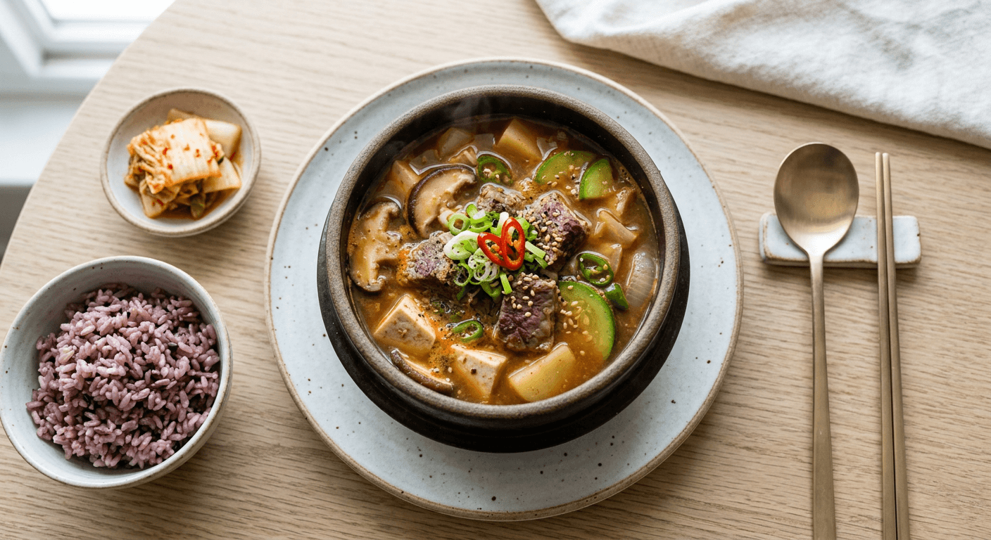 Classic Beef Doenjang Jjigae
